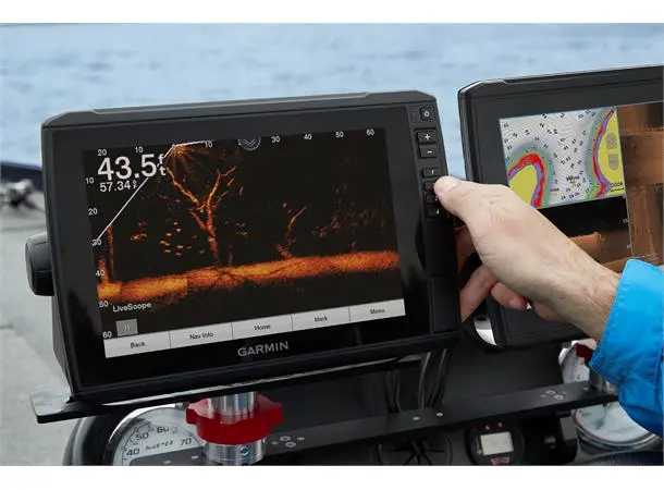 Garmin ECHOMAP Ultra 122sv kartplotter med Garmin Panoptic Livscope